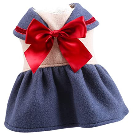 BUGUUYO Hund Kleidung Für Kleine Hunde Welpenkleidung Aus Weichem Material Haustierkleid Warm Und Bequem Haustierkleidung Mit Bezauberndem Design Für Alltag