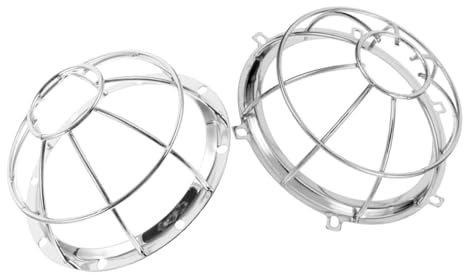 Garneck Garde du Détecteur Et Protection De Sprinkler en Fer Solide, Cage De Protection Anti-Chocs pour Système Incendie, Usage sous-Sol Et Garage, Lot De 2 Pièces