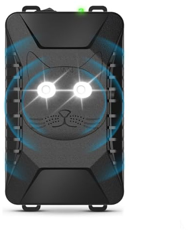 catepony Marten Deterrent for Car Battery Powered Marten Repellent with Ultrasonic Marderschreck Auto for Mobile Use in Car, Home and Barn