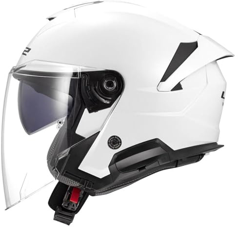 LS2, Jet-Motorradhelm VERSO II SOLID White, L
