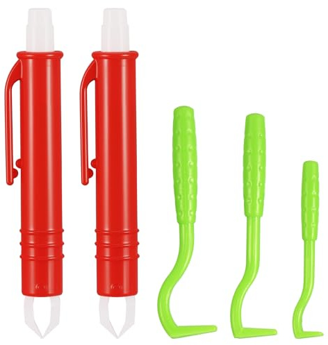 Coptiner 6er Set Zeckenhaken 3 Größen Zeckenzange Zeckenentferner Einfacher und Sicherer Zeckenhebel Zeckenschutz für Hund, Katze, Pferd & Menschen Alternative zu Zeckenpinzette (Tick Trap+Tick Hook)