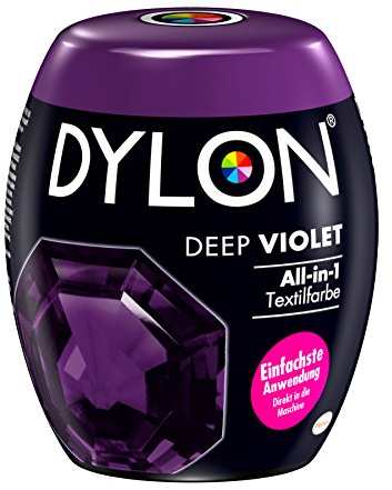 DYLON Deep Violet All-in-1 Textilfarbe (für frische und intensive Farben) 1 x 350 g