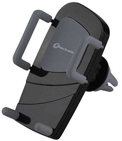 Electraline 500334 – Supporto universale da auto per Smartphone, colore: nero