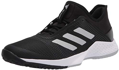 Adidas Scarpe da Calcio Adizero Club Uomo, Nero Argento Grigio, 40 EU