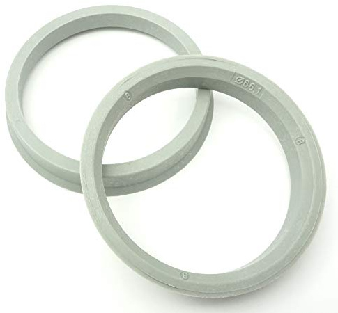 RONAL 1x Zentrierring 76,0-66,1/76 auf 66,1 Grau kompatibel mit Renault
