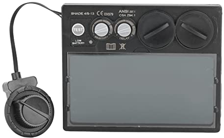 Lente per Casco di Saldatura,Il Casco per Saldatura del Pannello Solare Sostituisce La Lente,100 X 50 mm,con Pannello Solare Maschera per Saldatura Lente Oscurante Automatica