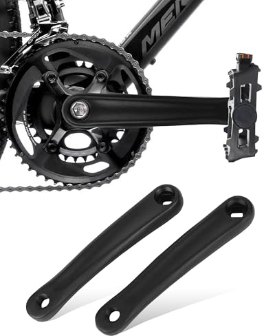 2Pcs Crank Arm Set E Crank Arms Pedal Crank Arm, A Pair of Electric Crank Arm 6.3 * 5.9inch Dimond Hole Crank Mid Motor Cranks for Electric Folding Exercise Road BMX 170mm