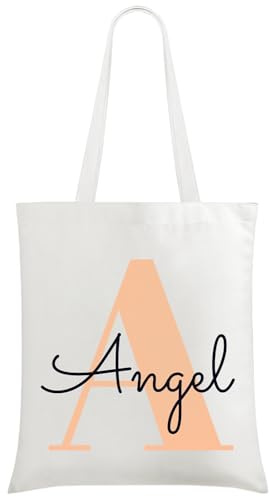 WACAR Personnalisable Tote bag, Sacs Fourre-tout Personnalisés en Toile Avec Nom et Texte Logo Photo, Sac Tissu, Sac En Toile Réutilisable, Sacs Cadeaux Pour Femme