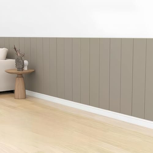 Grey Upholstered Wall Panels Peel and Stick Faux Leather Wall Decor Pads for Bedroom Dojo Play Room Recording Studio Office