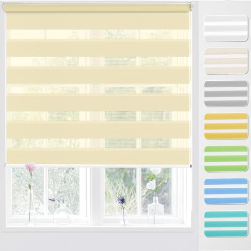 LYLXSF Tende Portatili Blackout 120 x 320 cm Rullo Zebra Tende
