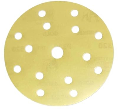 XUCZHAI Papier de Verre 6 Pouces, 15 Trous, Disque de ponçage 150 MM, Grain Humide et Sec 80/500/Machine à poncer, 10 pièces(100 pcs,500)