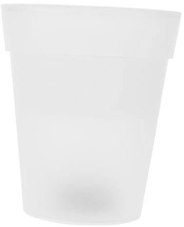 MINAOLULUS Solar Powered Flowerpot Light, Creative Outdoor Glowing Pots with Waterproof LED White Light for Garden Balcony Landscape Night Lamp