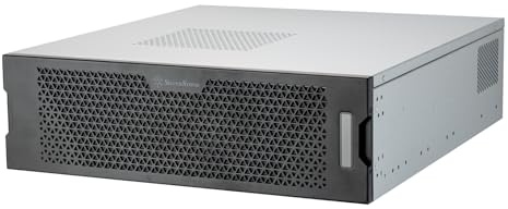 Silverstone Technology RM32 3U rackmount Server Chassis Supporting 4-Slot high-end Graphics Cards and 360mm radiators, SST-RM32
