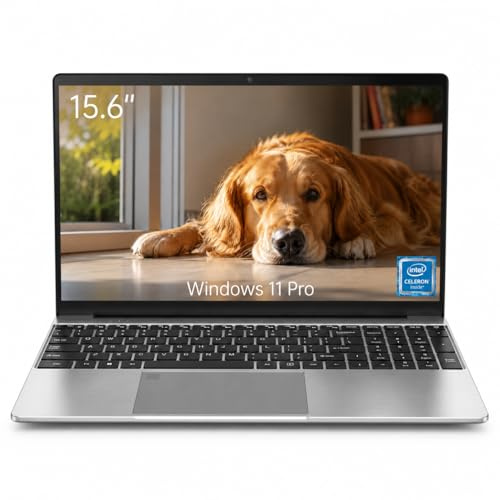 2026 Ordenador Portatil 15.6, IPS FHD Laptop con Win 11 Pro N5095 8GB RAM 1TB SSD Computadora Portatil, USB 3.0 HDMI, 1920x1080, Wi-Fi 5, Huella/Teclado retroiluminado – Portatiles baratos y buenos