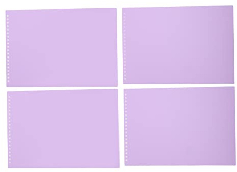 FTVOGUE Protectores de Hojas, Cubiertas de Encuadernación de Plástico PP, Paquete de 20 A4, 20 Orificios, Color Esmerilado, Desmontables, Delgadas, Enrollables, Impermeables para Presentaciones de