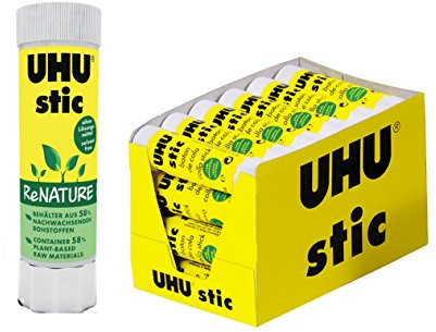 12x MPD UHU ReNature stic Klebestift, 21 g