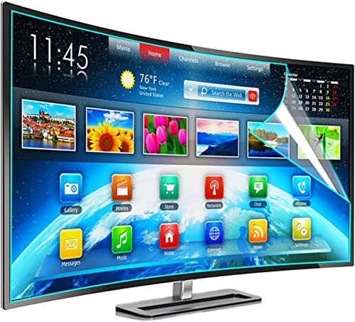 Anti Blue Light TV Screen Protector, 50 Screen Protector, Filters Ultraviolet Rays, Relieve Computer Eye Fatigue