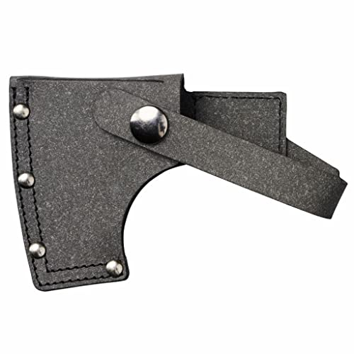 Fiskars Fourreau de hache, Fourreau en cuir pour haches Fiskars (N10, N12, X10, X11, A10 et A11), cuir recyclé, gris, S, 1057532