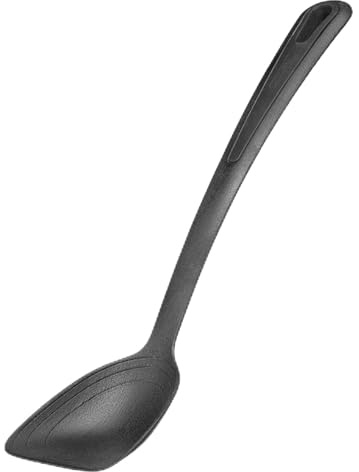 Westmark Gentle Plus 28622275 - Cucchiaio da padella, resistente al calore fino a 270° C / 518° F, scala interna: 15, 30 e 45 ml, in plastica, colore: nero