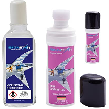 SkinStar Fluor flüssig Skiwachs Universal Fluid Wax Wachsentferner Reiniger