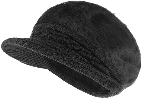 MK MATT KEELY Schirmmütze Winter Damen Baskenmütze Newsboy Warm Wolle Barett Cap Damen Ballonmütze mit Visier