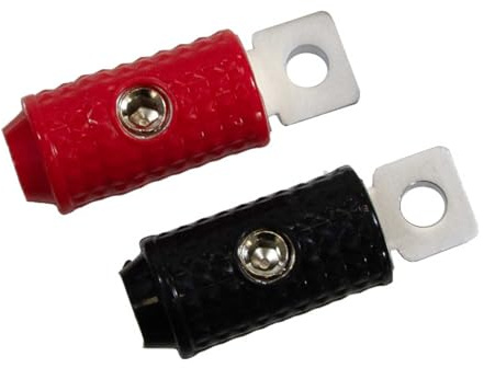 ESX DRT-50 Ringkabelschuh für 50 mm² Kabel im Set für Plus- und Minus (rot/schwarz) | aus der ESX Direction Serie für professionelle Stromverkabelung von Car-HiFi-Endstufen