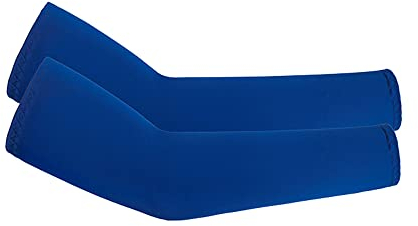 3 paia di manicotti di raffreddamento UV, per uomo, donna, protezione solare, maniche traspiranti, per ciclismo, golf, ciclismo, basket, escursionismo, Blu scuro, 38CM