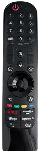 Ersatz Fernbedienung passend für LG Magic Fernbedienung MR22GA MR22GN Smart Fernseher Modelle 2022 mit Sprachfunktion, Netflix, Prime Video, Disney+, Rakuten Tv, Google Assist Tasten