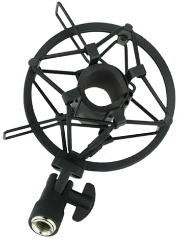TOYANDONA Microfono Condensatore Supporto Di Assorbimento Supporto Per Registrazione Audio Facile Da Fissare Su Qualsiasi Asta Microfonica Feltro Per Proteggere Corpo Del Microfono