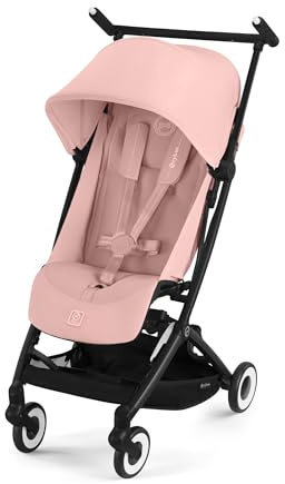 CYBEX Gold Reisebuggy LIBELLE, ab 6 Monaten-ca. 4 Jahre, Candy Pink | Von ca. 6 Monaten bis ca. 4 Jahre, Ultraleicht, Einhand-Gurtsystem, Handgepäcktaugliche Größe, Kompatibel mit Babyschalen