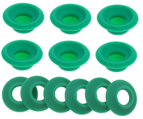 Ciieeo 12pièces Lot De Joints De Bouteille Silicone Bouchons Étanches De Rechange Pour Conserver La Fraîcheur Des Boissons