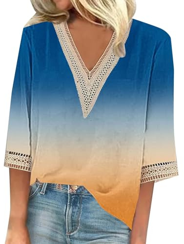 Tops éTé Femme Soldes Chemisiers Et Blouses Femme Chic Pochette Infirmiere pour Blouse Art Plastique Enfant 10 Ans Tunique Manches Courtes T Shirts Ethnique Aide Soignante Grande Taille Chemise