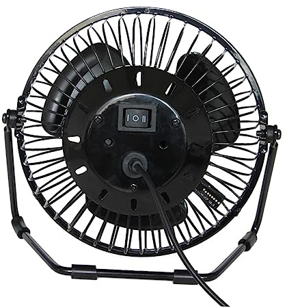 SMASOLO ' Usb Digitale Piccolo Ventilatore Appassionati Orologi Viaggio Raffreddamento Piccoli Ventilatori Portatili Nero