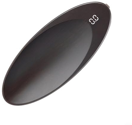 Hasaller Balance à café numérique - 200 g - Précision de 0,1 g - Étanche - Rechargeable - Mini balance de cuisine portable - Bois d'ébène