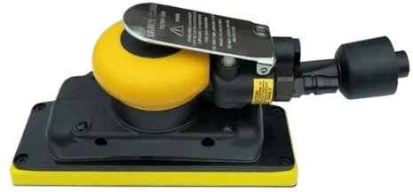 Máquina Lijadora Neumática Rectangular De 70 Mm X 198, Pulidora Masilla For Automóviles, Recolectora Polvo, Amoladora En Seco Lijado Fino