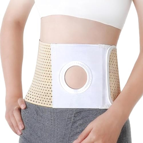 16cm Breda Stomiband, Stomiband För Män Och Kvinnor, 6cm Hål, Bukband För Kolostomi, Ileostomi, Förebyggande Av Parastomalt Bråck(Small)