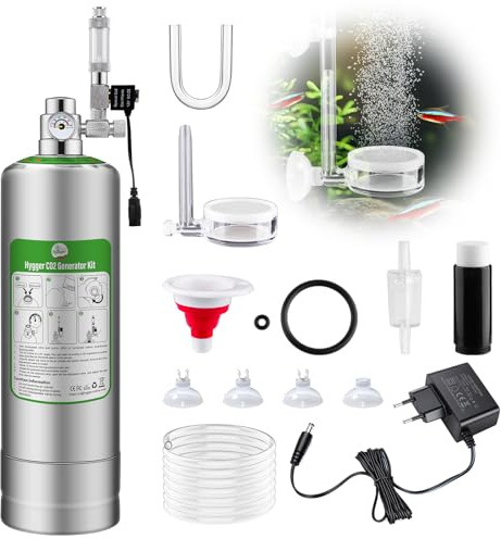5L Sistema di generatore CO2 per acquario CO2 generatore per serbatoio 60L-300L