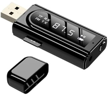 Ricevitore Interfaccia 3,5mm Wk9 Wireless 5.0 2 in 1 | Nero, Plastico, USB e Dc 5v/2.1a, Invio e Ricezione, Scheda Audio Esterna