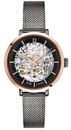 Pierre Lannier Femme Analogique Automatique Montre avec Bracelet en Acier Inoxydable Massif 314C988