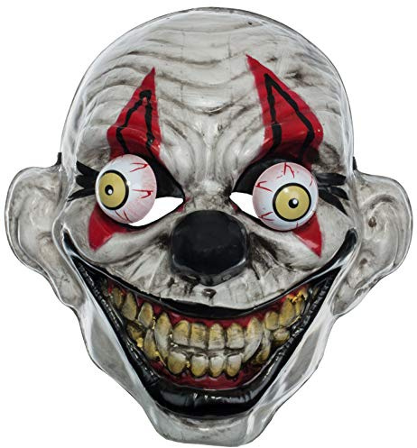 Brandsseller Halloween Maske Clown Horror Maske Karnevals Maske Verkleidung Wackelaugen