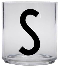 design letters Taza para Beber (A-Z) 175 ml | Vajilla Bebe en Tritan Sin BPA/BPS | Irrompibles Vaso para Agua Lavavajillas | vaso para bebe y niños Transparente | Aptos para Lavavajillas Taza Bebe