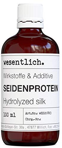 wesentlich. Seidenprotein 100ml flüssig - für seidenweiche Haut und Haare - für gesunden Glanz und gegen Austrocknen