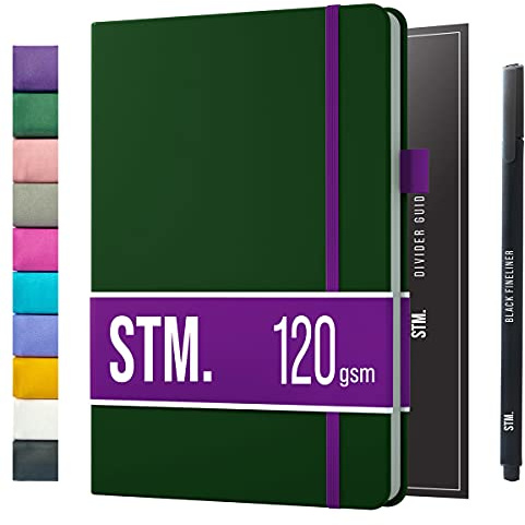 Bullet Journal Puntinato | Quaderno Puntinato A5 | Dotted journal notebook | Taccuino puntinato, Quaderno Puntini | Copertina Rigida | Pelle vegan | Scribbles That Matter | Carta spessa 120gsm