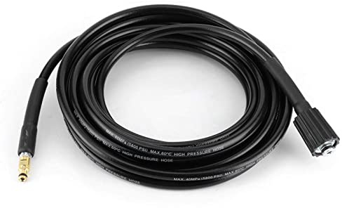 Auto Washer Hose High Pressure Water Cleaning Pipe,Yctze 40MPa/5800PSI Auto Washer Hose High Pressure Water Cleaning Rubber Pipe Replacement for Karcher K2 K3 K(6 meters)