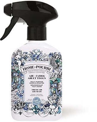 Pourri Upholstery Deodorizer + luftfräschare spray - Home-Pourri tygspray - frisk luftdoft - mångsidig rumfräschare fungerar i luften, på tyg och i papperskorgar - (325 ml)