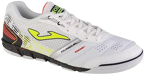 Joma Mundial 2202 IN MUNW2202IN, Mens Indoor Football Trainers, White, 43,5 EU