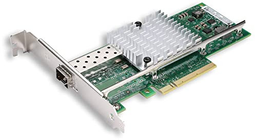 Tarjeta de red PCI-E NIC de 10 GB, con chip Intel 82599EN, en comparación con Intel X520-DA1, puerto SFP+ único, PCI Express X8, compatible con Windows Server/Windows, Linux, Vmware