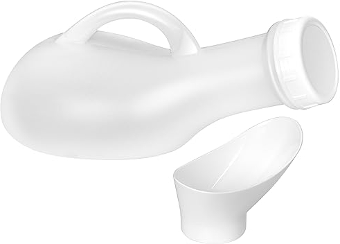 Leakproof Portable Urinal 1000ML Unisex Urinals Toilet Bottle Spill Proof with Screw Top Lid Female Urine Bottles for Car Travel Elderly