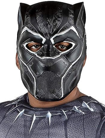 Jazwares Marvel Black Panther Demi-masque adulte standard