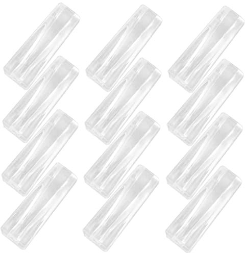 MAGICLULU 12pcs Blind Wand Handles Curtain Rod Handles for Roller Blind Spare Extendable Pole Fittings Replacement Wand Grip Fittings